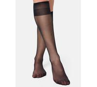 nur die Knie Seidenfein schwarz one size