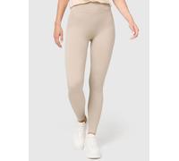 nur die Leggings in Ripp-Optik beige, Gr. 40/42 (1 St)