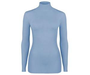 NUR DIE Damen Longsleeve NUR DIE Highneck mit Kaschmir - Light & Warm - lavendel - Größe S