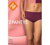 NUR DIE Damen Panty - 2er Pack - feige/rose - Größe 44-46