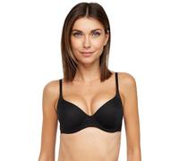 NUR DIE Damen Schalen-BH T-Shirt Atmungsaktiv Frauen Unterwäsche - schwarz - Größe - 80 A