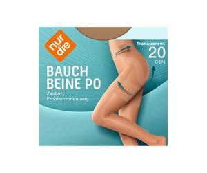 NUR DIE Damen Shaping Strumpfhose Bauch-Beine-Po 20 DEN