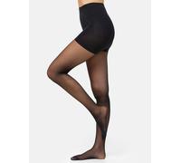 Nur Die Goodbye Laufmaschen Shape 20 DEN Shaping-Strumpfhose verhindert Laufmaschen transparente matte Feinstrumpfhose breiter Komfortbund Damen, schwarz, L
