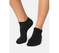 nur die Damen "Sneaker Baumwolle 2er Pack" schwarz 39-42