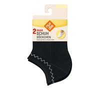 NUR DIE Damen Sneakersocken Schuh Söckchen 2er Pack