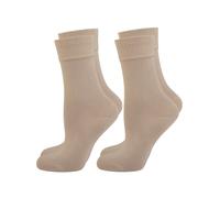 Nur Die 2er Pack Bambus Komfort Socken Damen weich Komfortbund Bambus-Socke