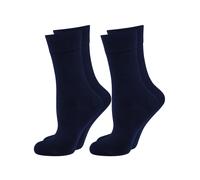 Nur Die 2er Pack Bambus Komfort Socken Damen weich Komfortbund Bambus-Socke