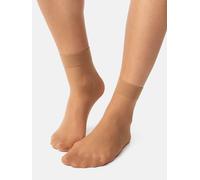 NUR DIE Damen Söckchen 20 DEN 2er Pack - amber - one size