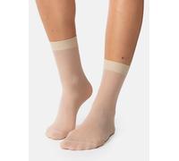 Nur Die Damen Socken 611125, 30 DEN, Beige (Sahara 354), One size (Herstellergröße: one size)