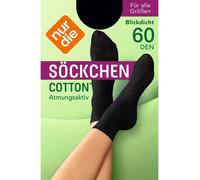 NUR DIE Damen Söckchen Cotton 60 DEN