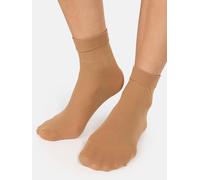 NUR DIE Damen Söckchen Cotton 60 DEN - amber - one size