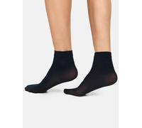 Nur Die Damen Söckchen Cotton Sensation Socken, 60 DEN, Blau (Marine 351), One Size