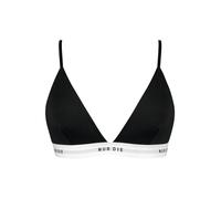 NUR DIE Damen Soft BH ohne Bügel - schwarz - Größe 40-42