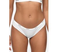 NUR DIE Slip 2-Pack Soft Sportiv - graumelange/weiß - Größe 36-38