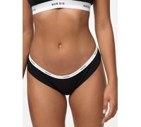 NUR DIE Slip 2-Pack Soft Sportiv - schwarz/weiß - Größe 36-38