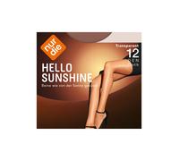 NUR DIE Damen Strumpfhose Hello Sunshine 12 DEN - medium gold - Größe 42-44