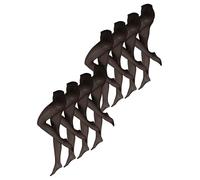 NUR DIE Damen Strumpfhose Supersitz Große Größen 20 DEN 8-Pack schwarz - Größe 46-48