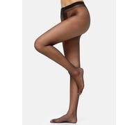 NUR DIE Damen Strumpfhose Transparent 15 DEN - schwarz - 44-48