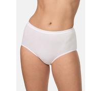 NUR DIE Damen Taillenslip aus Bio-Baumwolle GOTS-zertifiziert - weiß - Größe 40-42