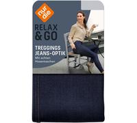NUR DIE Damen Treggings Jeans-Look Relax & Go 38|40|39 1 Stk.
