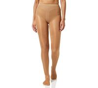 Nur Die Figura 25 DEN Shaping-Strumpfhose transparente glänzende Feinstrumpfhose breiter Komfortbund Bauch-Weg Damen, amber, M