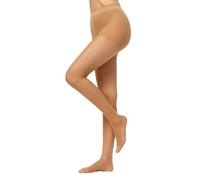Nur Die Goodbye Laufmaschen 20 DEN Strumpfhose verhindert Laufmaschen transparente Fein-Strumpfhose matte Optik Damen, amber, S