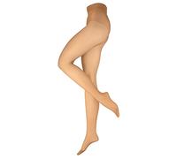 Nur Die Goodbye Laufmaschen Energy 20 DEN leichte Stützwirkung verhindert Laufmaschen transparente matte Fein-Strumpfhose entlastet die Beine Komfortbund Damen, mandel, S