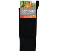 NUR DIE Herren Bambus¹ Thermo Socken - schwarz - Größe 39-42