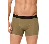 Nur Die Herren Boxer Bambus Bamboo Weich Atmungsaktiv Flexibel Unterhosen Ohne Einschneidener Elastischer Gummibund Boxershorts