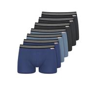 NUR DIE Herren Boxershorts Cotton Stretch 7er Pack - lightblue/violetblue - Größe XL