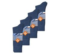 NUR DIE Herren Freizeitsocken 12-Pack Jeans Socken - jeansmel. - Größe 43-46