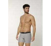 Nur Die Long Boxer Cotton Active Herren Sport-Boxershorts Baumwolle atmungsaktiv flexibel Unterhosen ohne einschneidener Gummibund (Größe M - XXL)