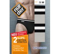 NUR DIE Herren Slip Cotton Stretch 2er Pack