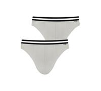 NUR DER Slip Cotton Stretch 2er Pack - hellgrau - Größe 8 | XXL | 56