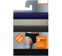 NUR DIE Herren Slip Cotton Stretch 3er Pack 3 Stk.