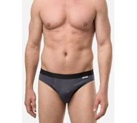 NUR DER Slip Cotton Stretch 3er Pack - navy/graumelange - Größe 6 | L | 52