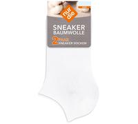 NUR DIE Herren Sneaker Socken Baumwolle 2er Pack