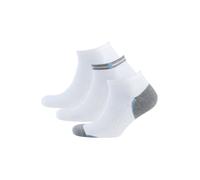NUR DIE Herren Sneaker Socken Sport 3er Pack - weiß - Größe 39-42