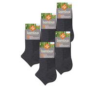 NUR DIE Herren Sneakersocken 10-Pack Bambus - weiß - Größe 43-46