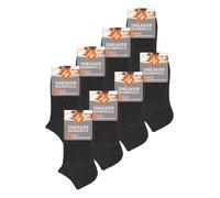 NUR DIE Herren Sneakersocken 16-Pack Baumwolle Basic Unifarben - maritim - Größe 39-42