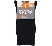 NUR DIE Herren Socken Baumwolle Business 2er Pack