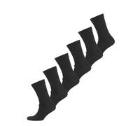 NUR DIE Herren Socken Ohne Gummi 6er Pack - schwarz - Größe 39-42