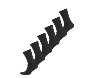 NUR DIE Herren Socken Ohne Gummi 6er Pack - schwarz - Größe 43-46