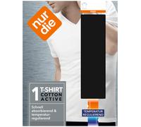 NUR DIE Herren T-Shirt Cotton Active - schwarz - Größe 6 | L | 52
