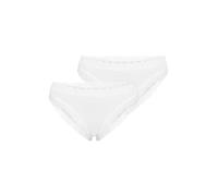 NUR DIE DAMEN INVISIBLE LACE PANTY 2ER PACK - weiß - GRÖSSE 36-38