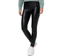 NUR DIE Vegane Leggings in Leder-Optik - Relax & Go - schwarz - Größe 44-46
