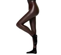 Nur Die Leggings in Leder-Optik Relax & Go Kunstleder High Waist Treggings mit weicher Innenseite & Bund Damen