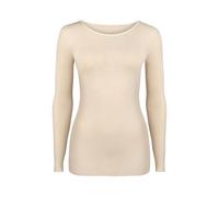 NUR DIE Damen Longsleeve Roundneck mit Kaschmir - Light & Warm - lavendel - Größe L
