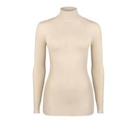 NUR DIE Damen Longsleeve NUR DIE Highneck mit Kaschmir - Light & Warm - lavendel - Größe L