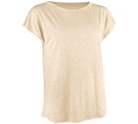 Nur Die U-Boot Shirt Relax & Go besonders weich & locker aus Bambus-Zellstoff T-Shirt Basic Damen, Hellbeige, L